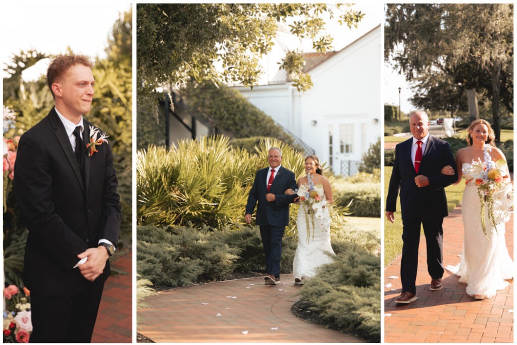 tropical themed Adams estate wedding