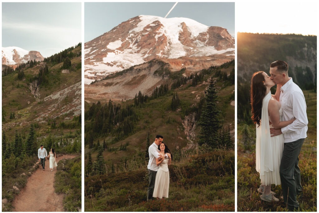 mount rainier engagement session