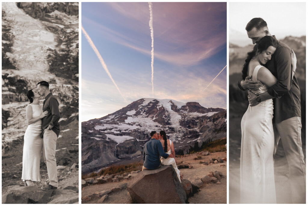 mount rainier engagement session