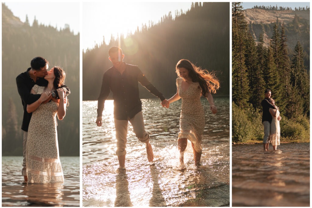mount rainier engagement session