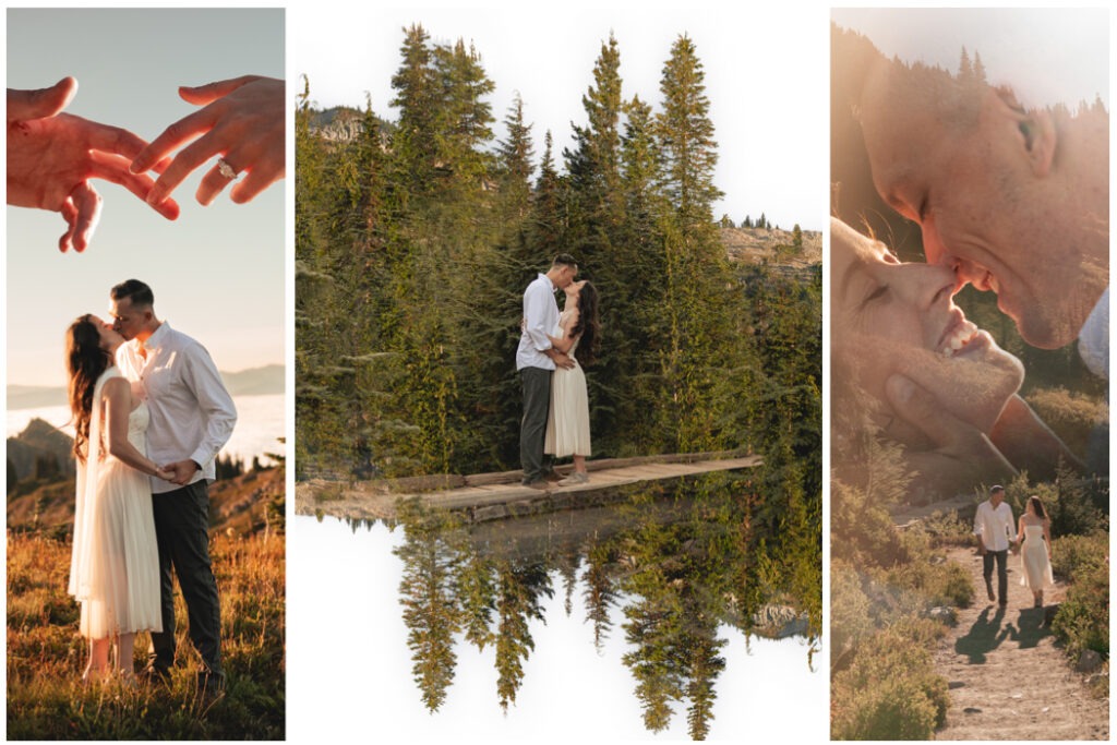 mount rainier engagement session