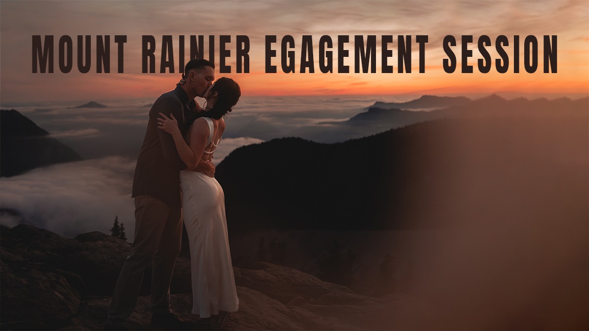 mount rainier engagement session